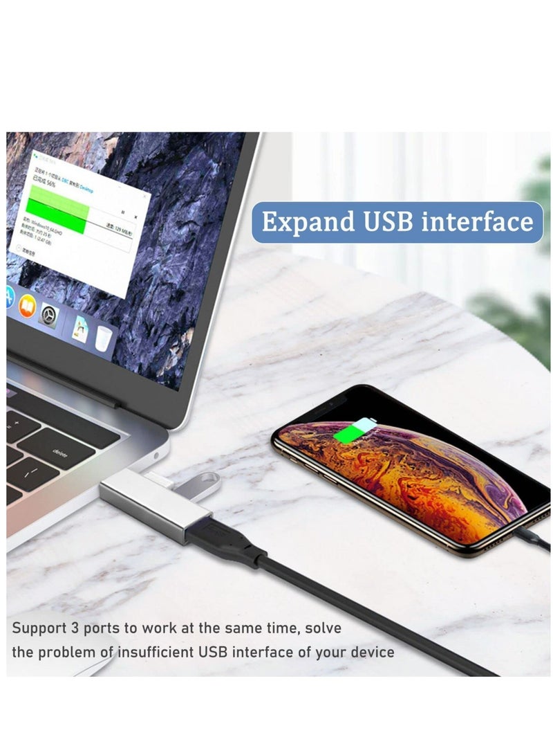 USB 3.0 Hub Aluminium 3-Port USB Hub USB Splitter USB Expander for Laptop Desktop Xbox Flash Drive HDD Printer Camera Keyborad Mouse - Image 5